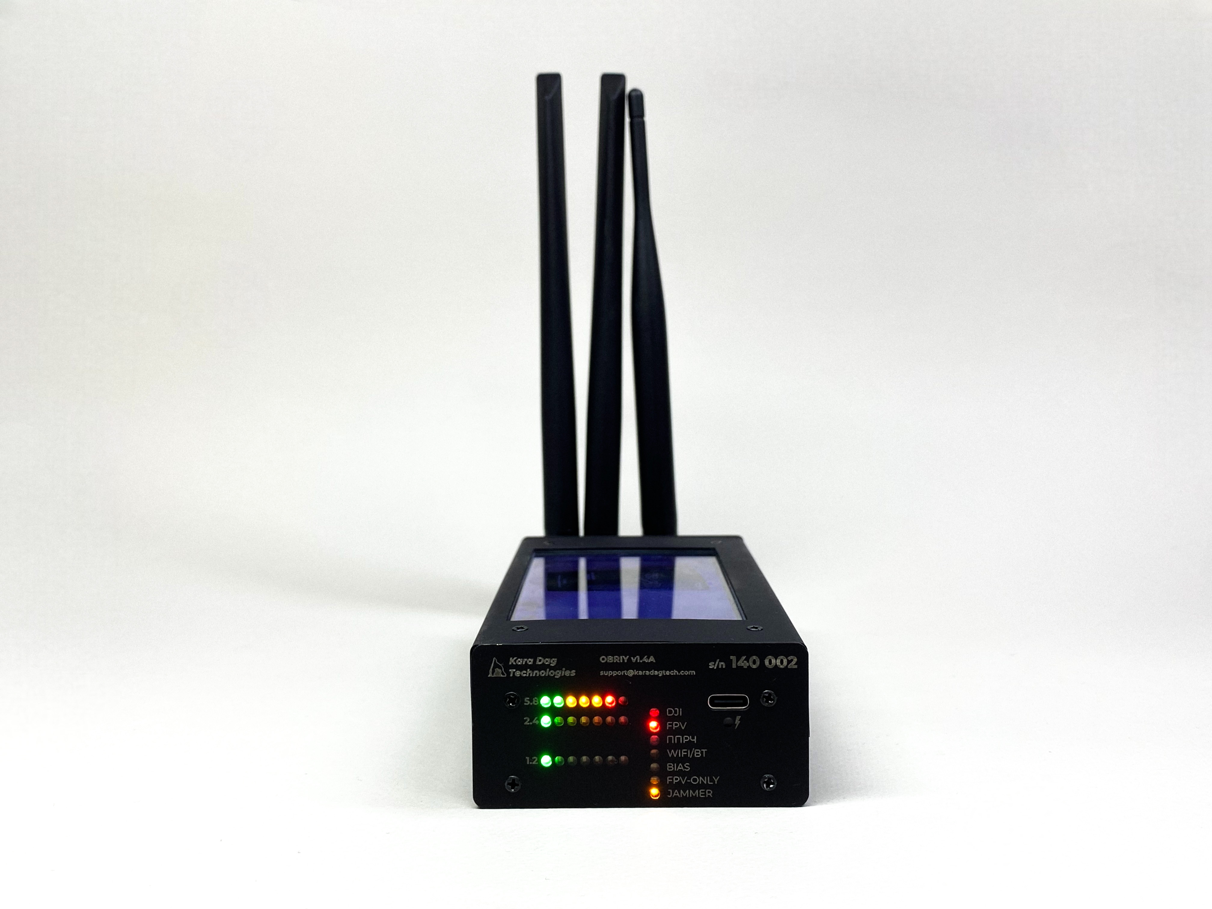 KARA DAG – OBRIY 1.4C - Detector RF antidrones portátil - Imagen 6