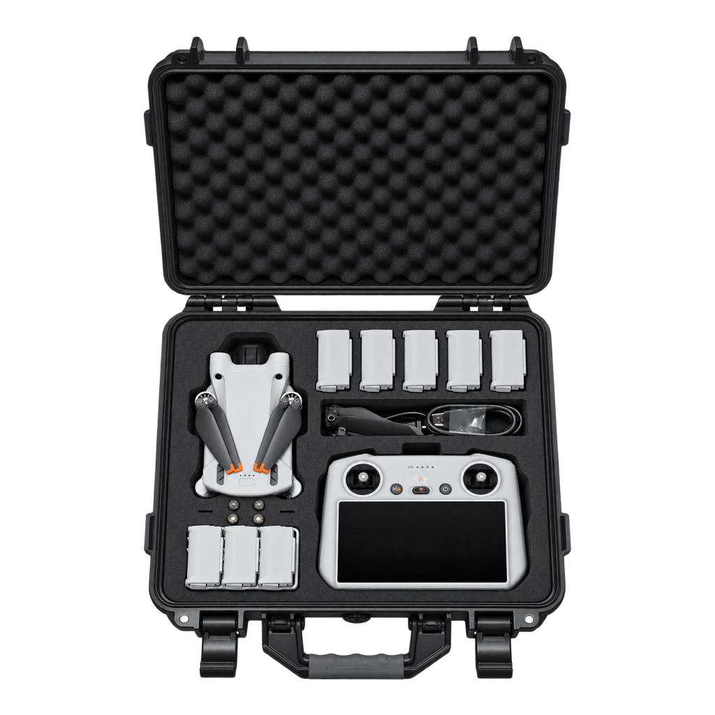 LEKUFEE – Maletín rígido e impermeable para DJI Mini 3 / Mini 3 Pro